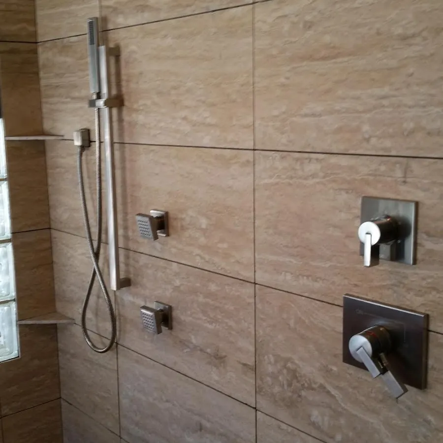 Shower fixture installation for Water Heater Replacement in Atchison